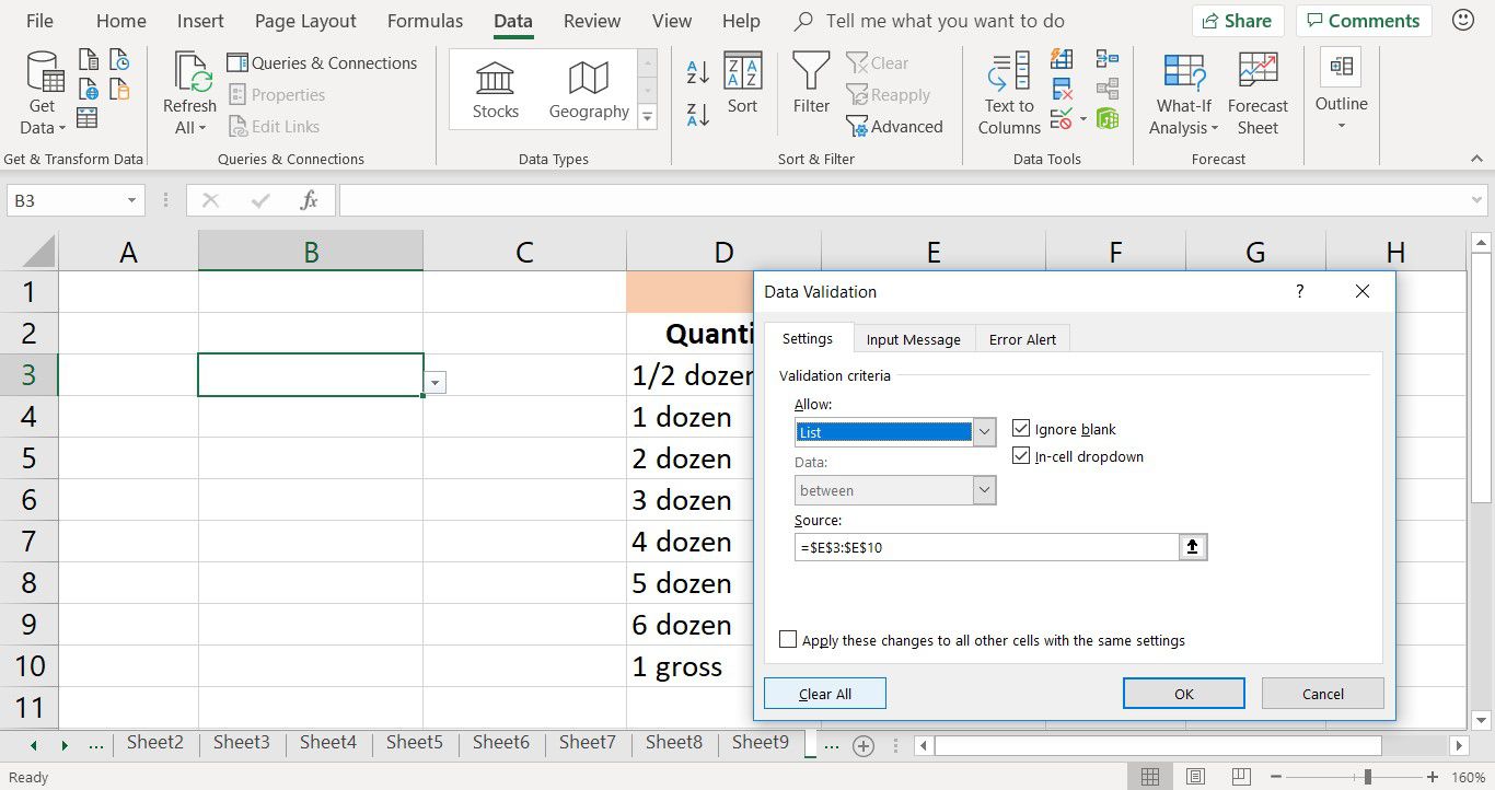 create drop down list in excel 2016 for mac